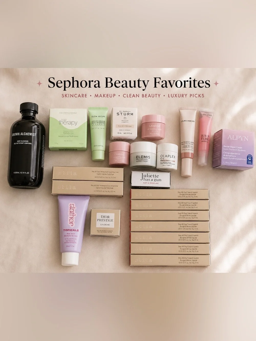 Sephora Beauty Favorites Luxury Makeup + Skincare Bundle NEW $500+